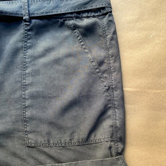Aerie Paper Bag Dark Gray Camp Shorts - Picture 8 of 11